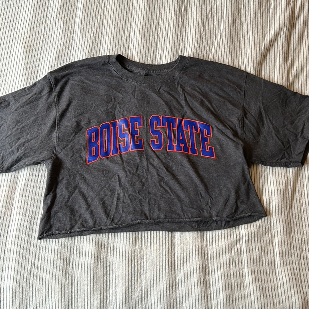 Boise state champion cut off tee